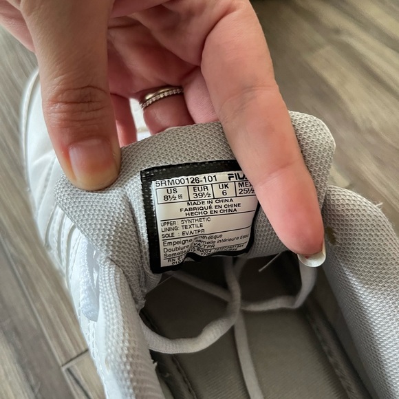 Fila Gray and White Sneakers - Picture 6 of 6